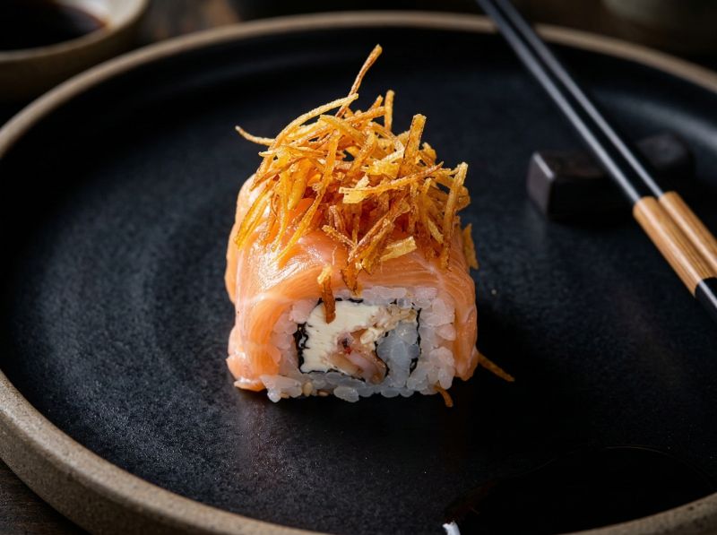 Uramaki de Camarão Crispy