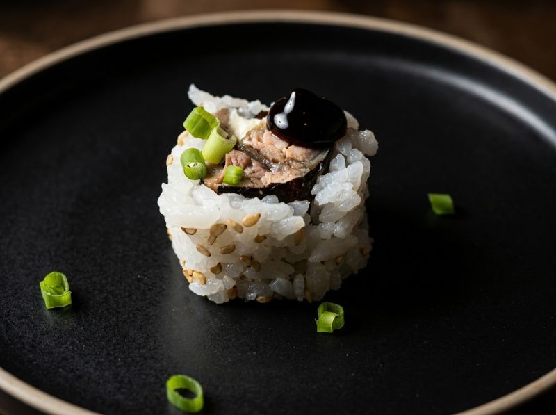 Uramaki de Salmão Grelhado